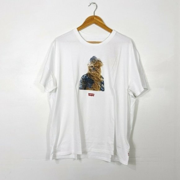 Levi's Other - LEVI'S x STAR WARS Chewbacca White Short Sleeve T Shirt NEW 3X